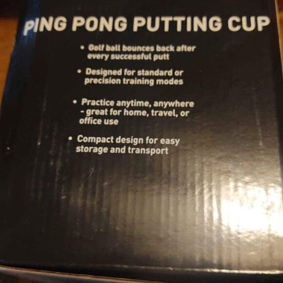 Brand New In Sealed Box 19th Hole Ping Pong Putting Cup Golf - Picture 3 of 6